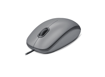 Logitech | M110 Silent USB Wired Mouse - Black, Red, Blue