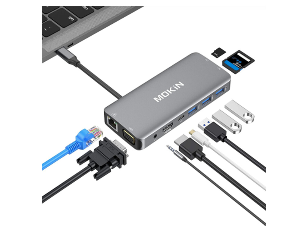 Mokin | 10 in 1 USB-C Multi Port Adapter MOUC1801B