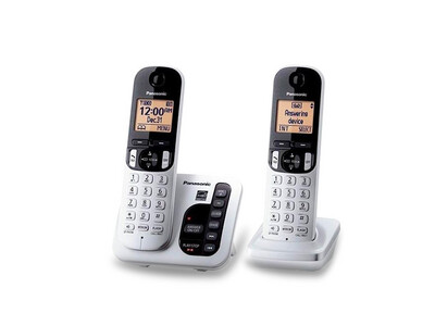 Panasonic | 2 Handset Cordless Phone With Caller ID 
KX-TG432