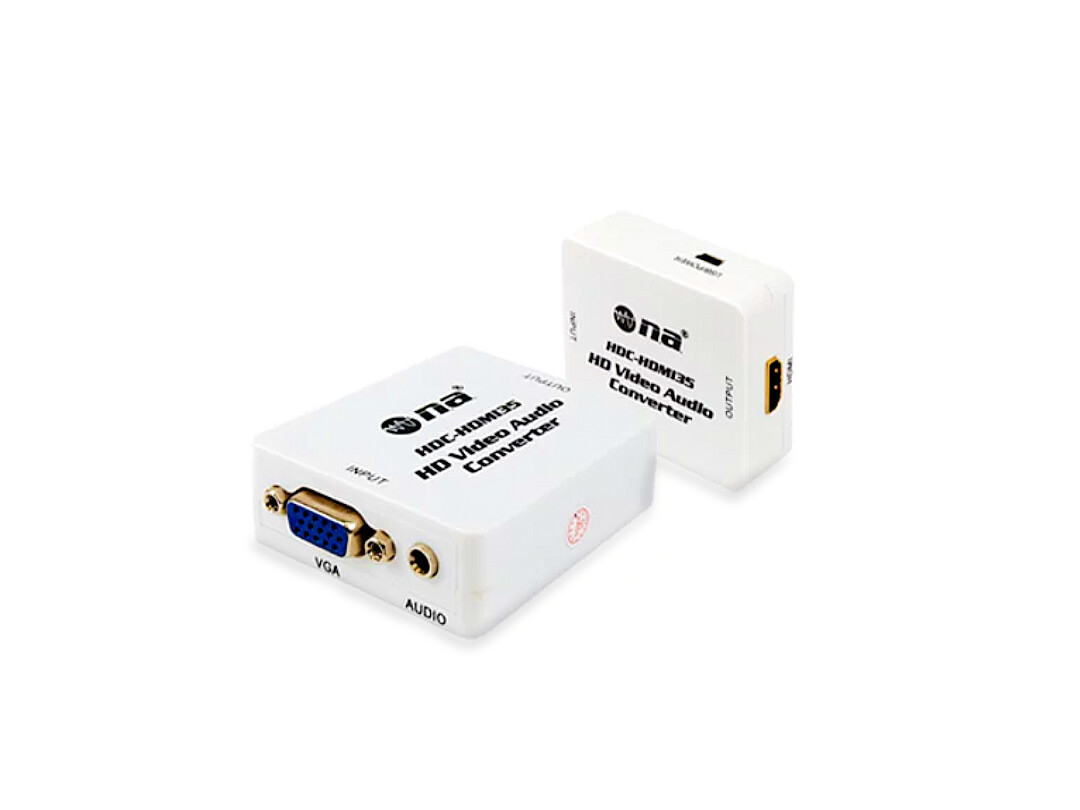 Nippon America | VGA + Audio To HDMI Converter  HDC-HDMI35