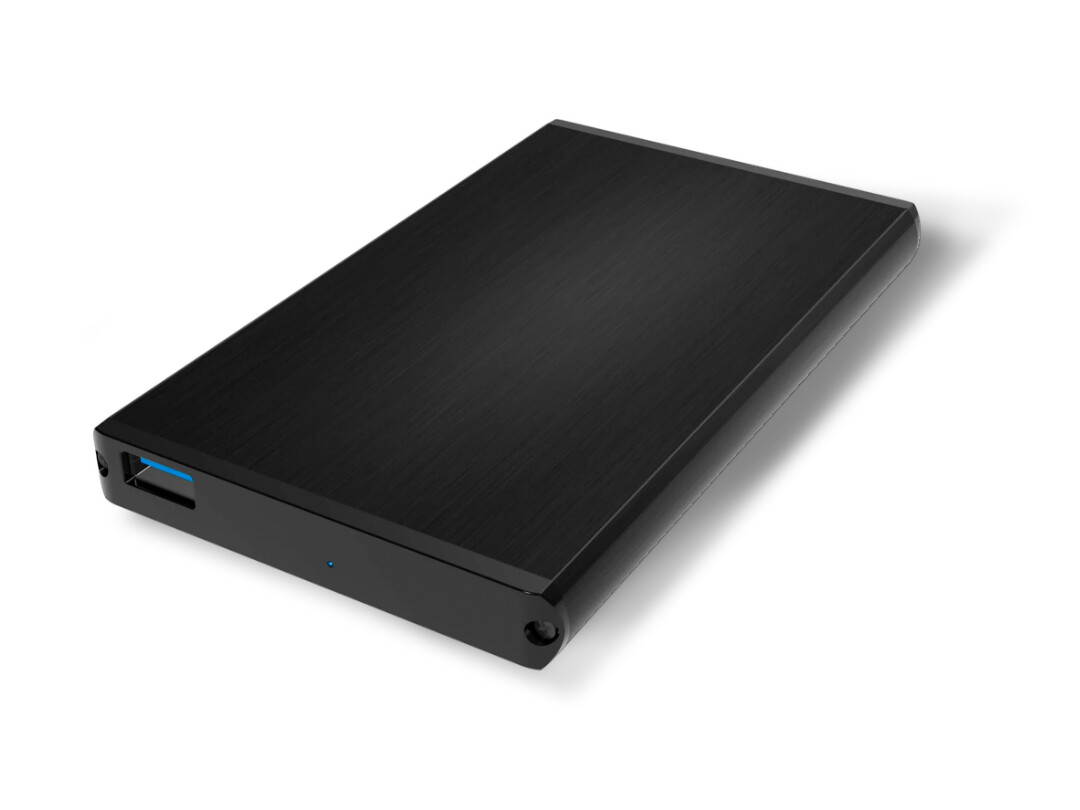 Sabrent | USB 3.0 Aluminum 2.5&quot; SATA Hard Drive Enclosure EC_UK30 Black or Silver