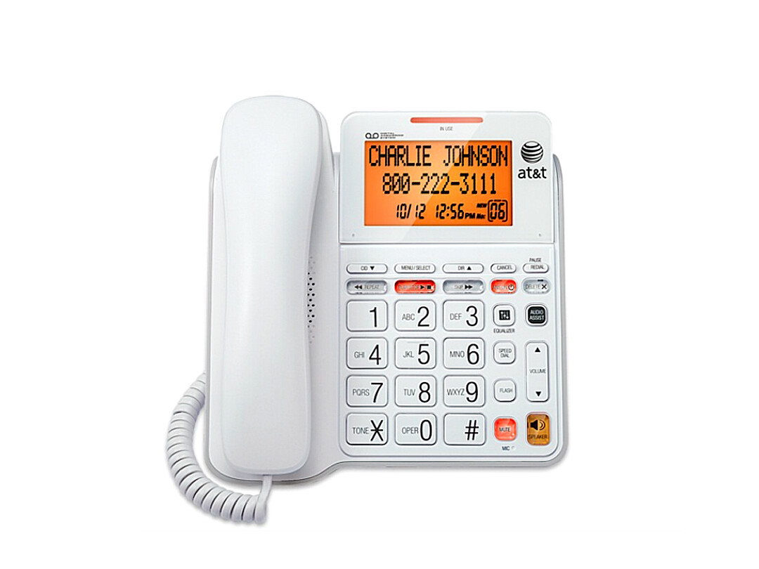 AT&amp;T | Desk Speakerphone with Caller ID and Answering Machine CL4940