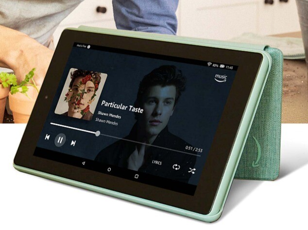 Amazon | Fire 7 Tablet 1080p Full HD Display 16GB Black/White, Colour: Black