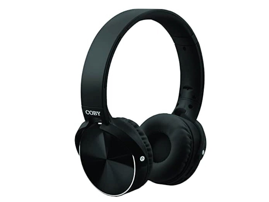 Coby | Wireless Metal Foldable Headphones Red, Blue, Grey or Black CHBT-808
