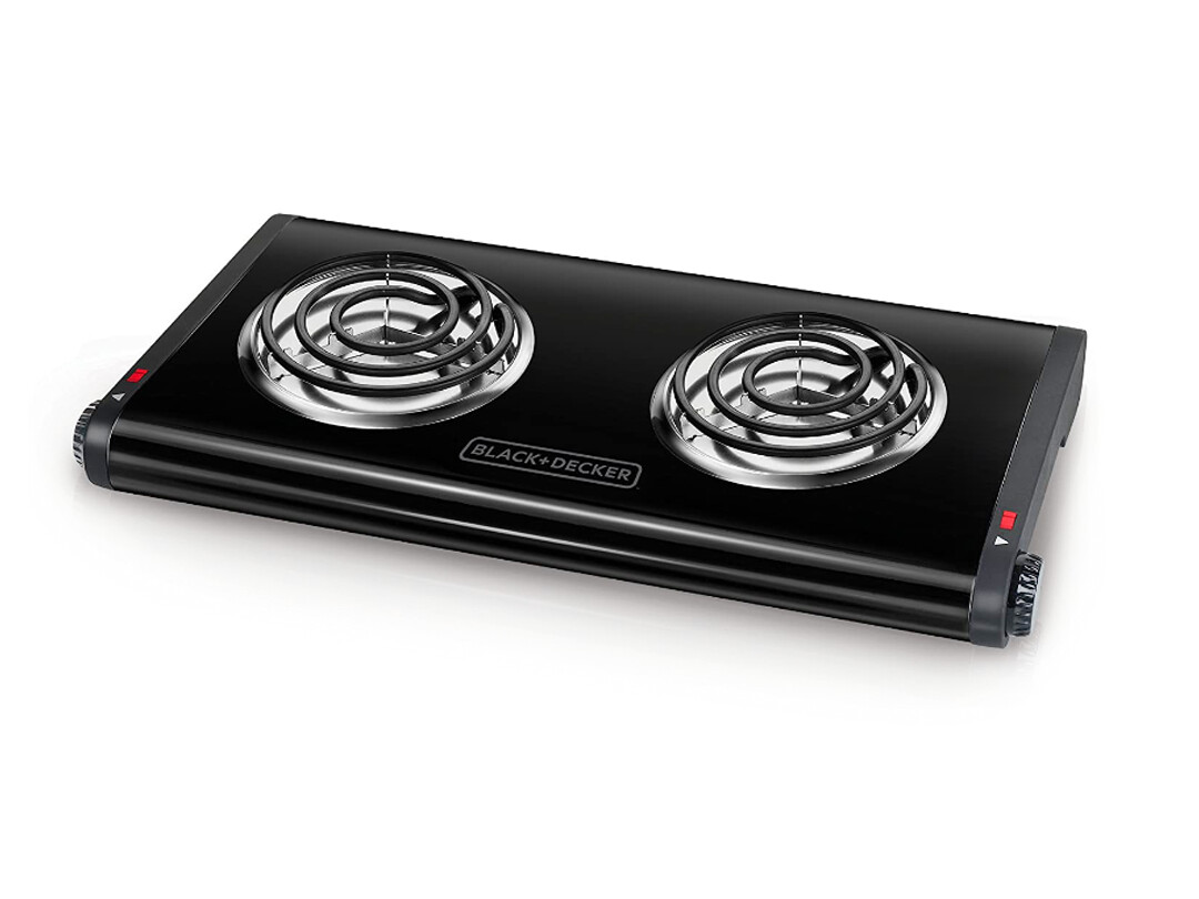 Black &amp; Decker |  Double Burner Electric Hotplate DB1002B