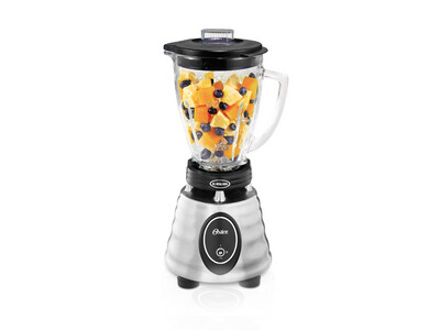 Oster | Classic Series Heritage Blender with 6-Cup Glass Jar, Stainless Steel