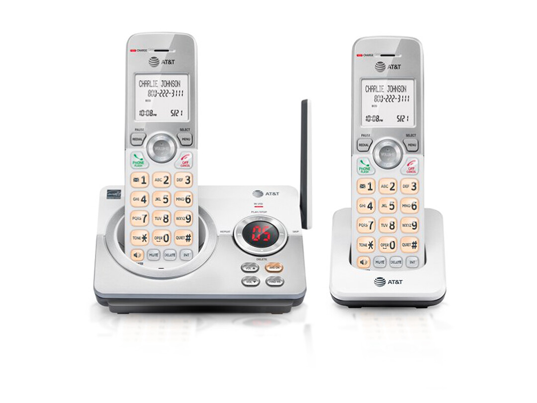 AT&amp;T | 2 Handset Cordless Phone with Answering Machine EL52219