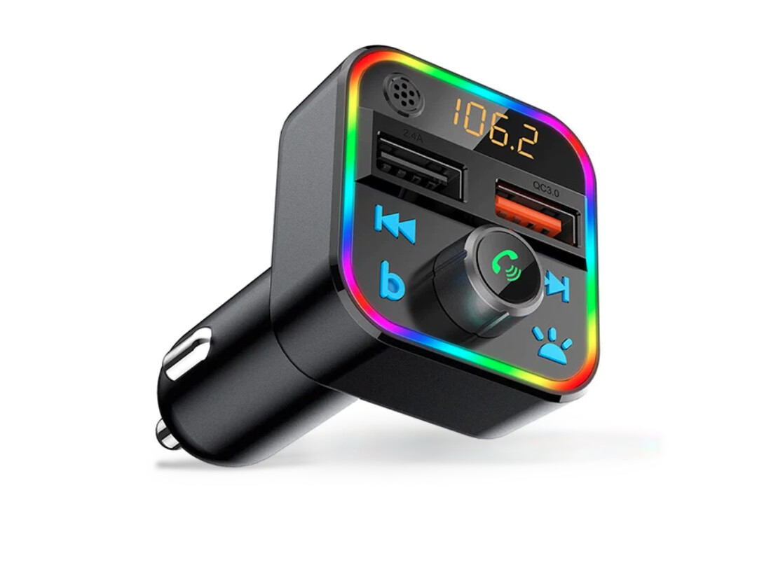 Istuff | Wireless Music Stream Bluetooth FM Transmitter &amp; Car charger NP-9951QUBTL