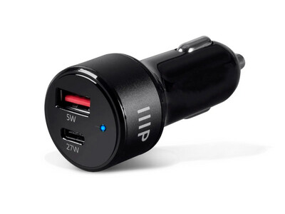Monoprice | Speed Plus USB-C 27W and USB-A 5W Ports Car Charger