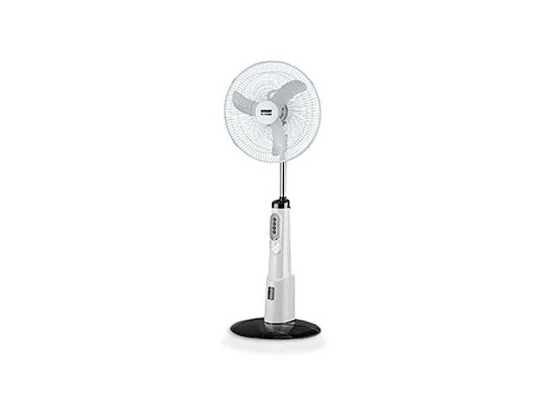 Ludger | 18&quot; Rechargeable Standing Fan with Emergency Light