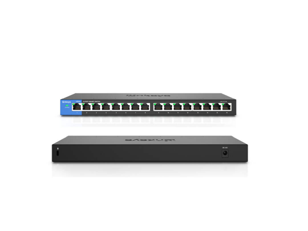 Linksys | LGS116 16-Port Business Gigabit Ethernet Unmanaged Switch