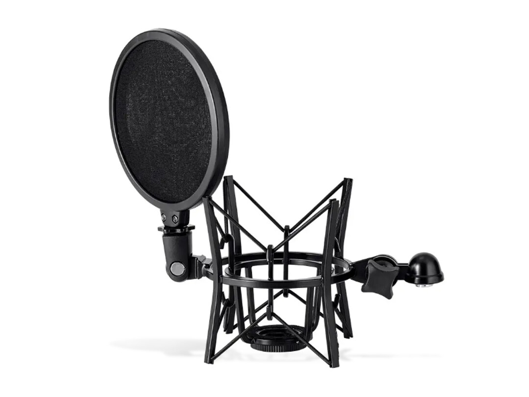 Monoprice | Pop n Shock Studio Mic Pop Filter and Shock Mount for Large Condenser Mic P/N: 602722