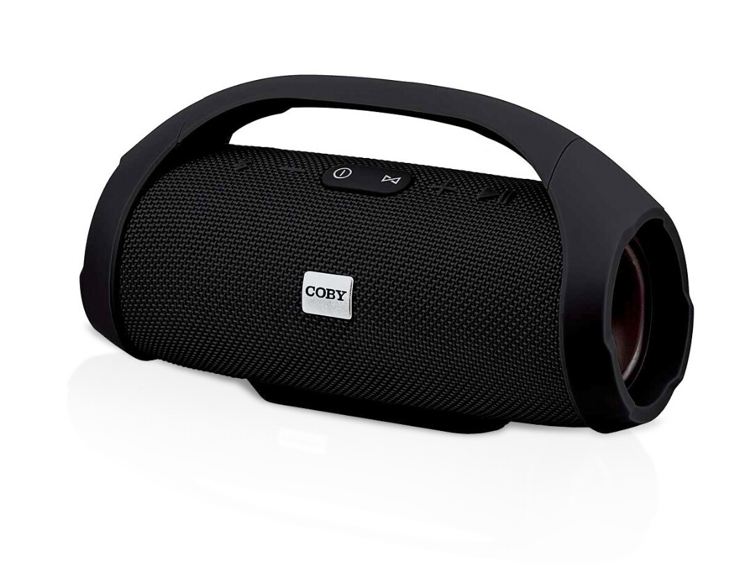 Coby CSTW455BLK Powergrip II Portable Bluetooth Speaker