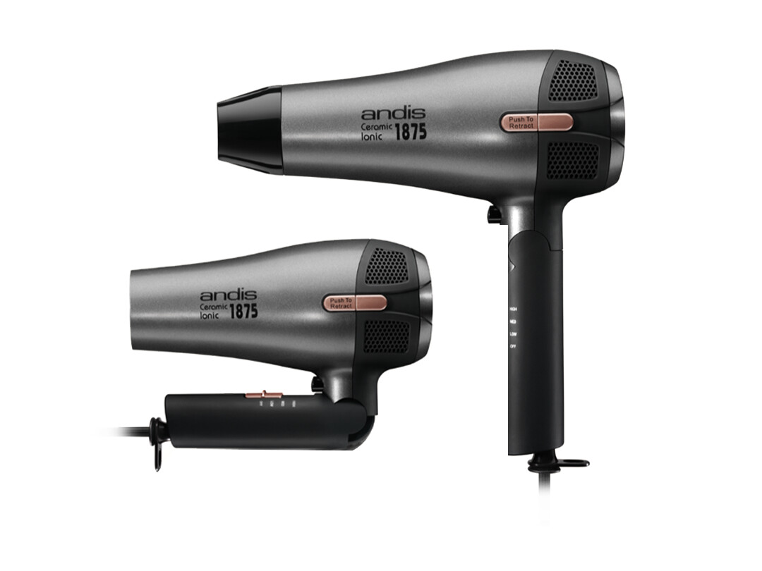 Andis FoldNGo Ionic/Ceramic Hair Dryer 1875 Watts 80280