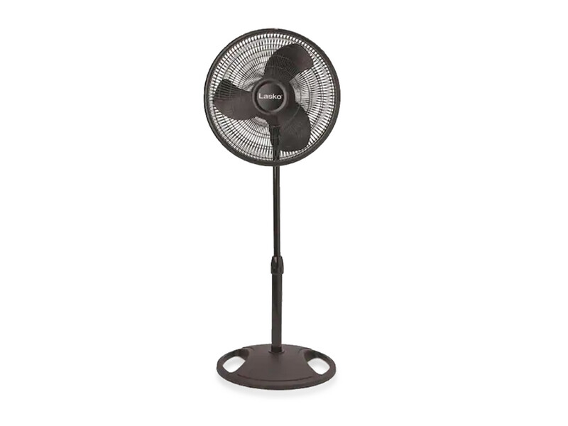 Lasko | 16&quot; Floor Standing Fan (Black or Grey), Colour: Black