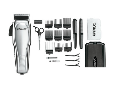 Conair | HC200GB 21-Piece Chrome Haircutting Kit with Case