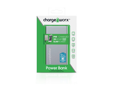 Chargeworx | CX6585SL 5000mAh Ultra Slim Power Bank