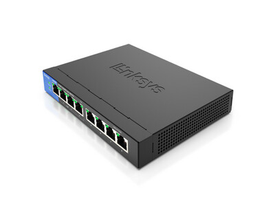 Linksys | LGS108P 8-Port (4+4PoE) Business Gigabit Ethernet Unmanaged Switch