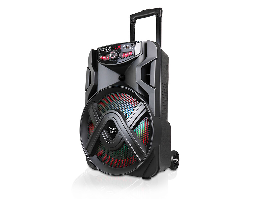Sound Blast | SB-Short Boss 825W 12&quot; Portable Bluetooth Speaker with Microphone
