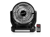 Supersonic | SC-1076ERF Solar Powered Rechargeable Bluetooth Radio, Fan and LED Light