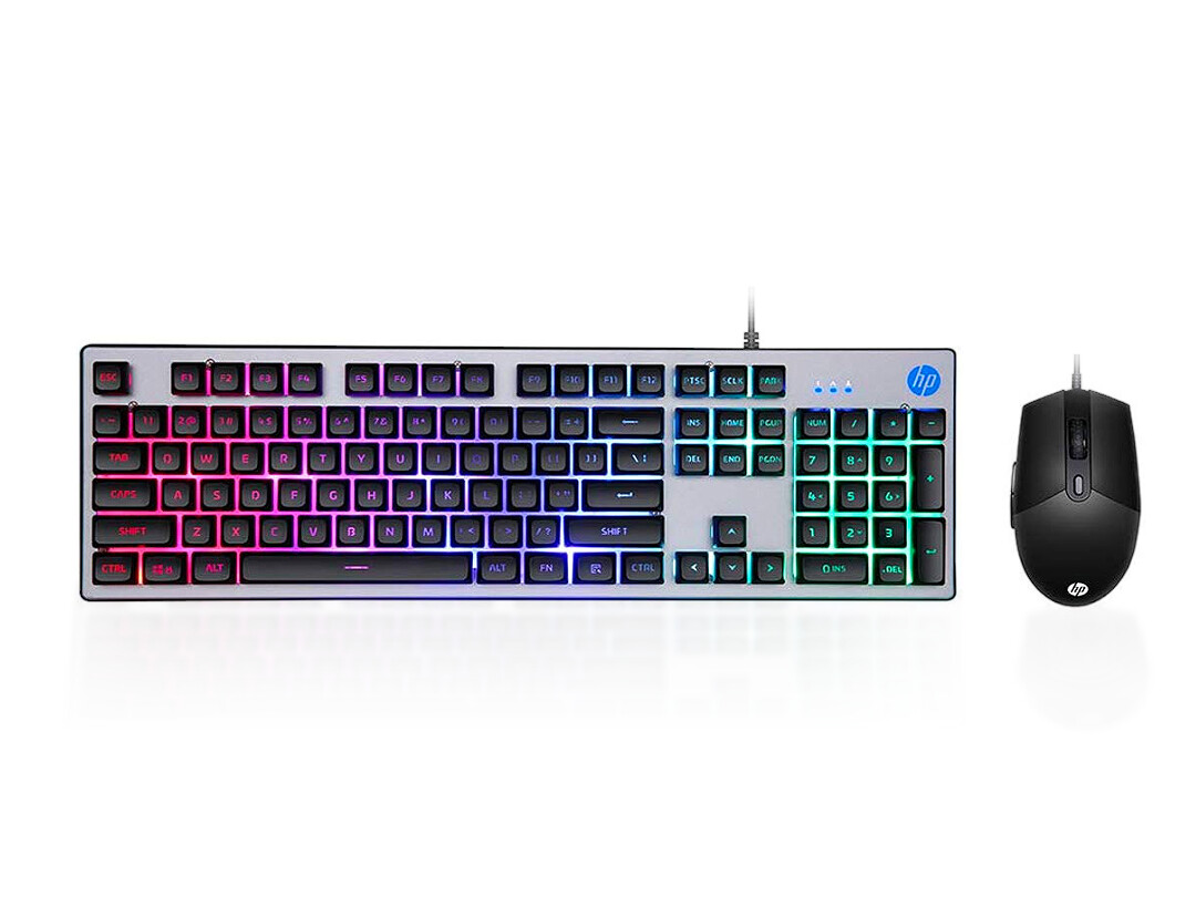 HP KM300F USB Wired Gaming Keyboard and Mouse Combo