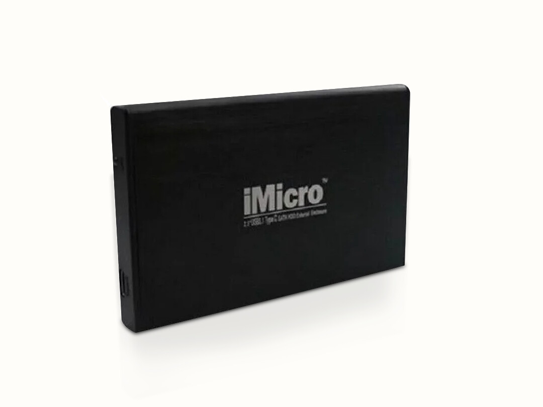 Imicro | IM-U23C 2.5&quot; SATA Hard Drive Enclosure, USB 3.1 Type C