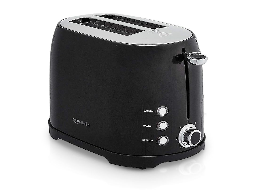 Amazon Basics | 2 Slice Toaster, Black B07SYTJ8Q6