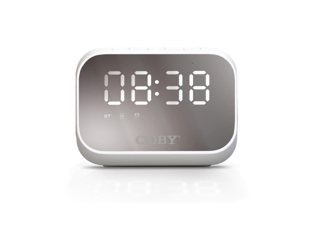 Coby | CCR101 Portable Alarm Clock Wireless Speaker