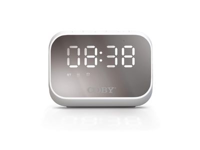 Coby | CCR101 Portable Alarm Clock Wireless Speaker