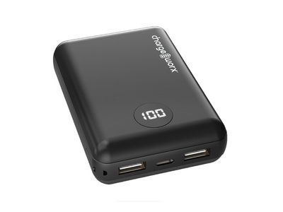 Chargeworx | CX6827BK 10000mAh Triple USB Power Bank