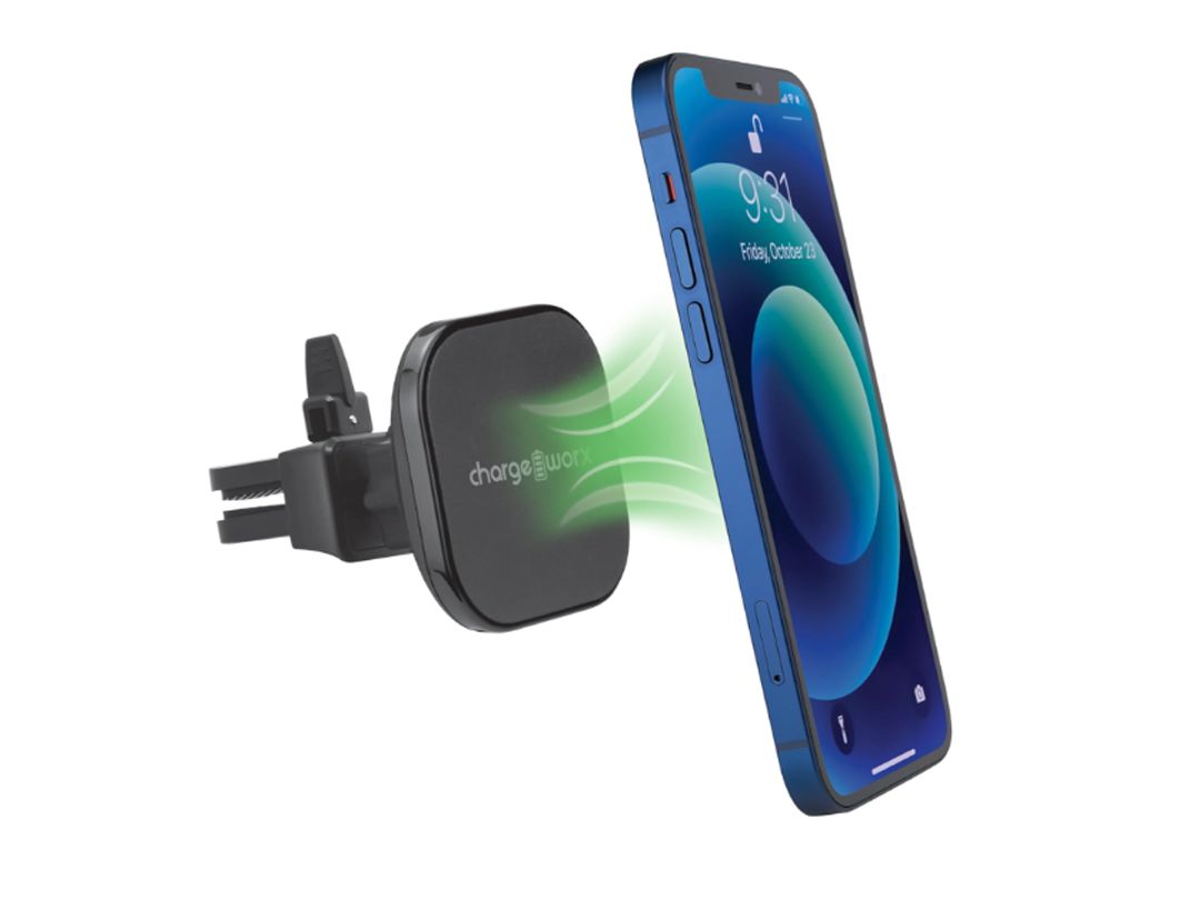 Chargeworx | CX9750BK Magnetic Vent Mount for Smartphones