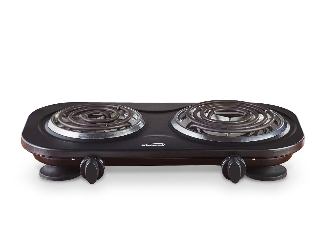 Brentwood | TS-361BK Double Burner Electric Hotplate