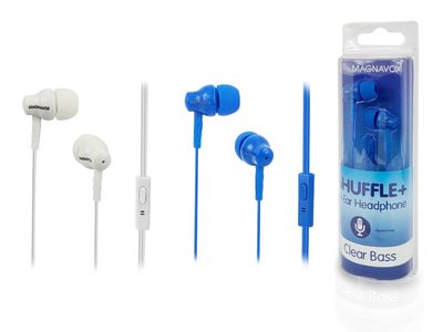 Magnavox | MHP4851 Stereo Earphones with Microphone Blue, Black or White