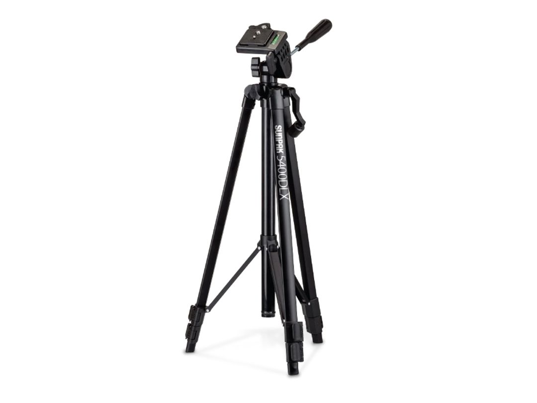 Sunpak | 5400DLX 54-inch Camera Tripod with Smartphone and GoPro Adapters