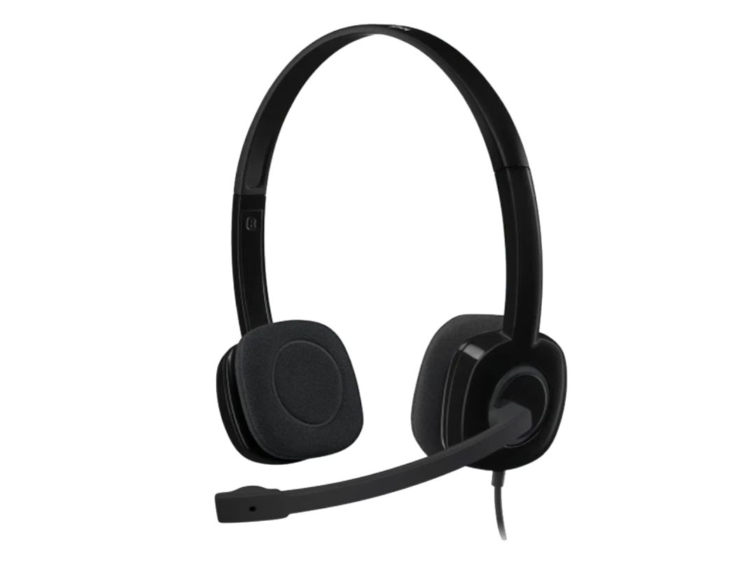 Logitech | H151 Stereo Headset with Rotating Noice-Cancelling Mic, 3.5mm Plug