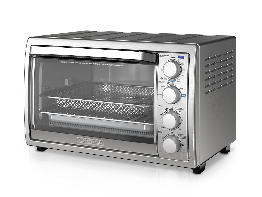 Black &amp; Decker | Crisp 'N Bake Air Fry Toaster Oven with Rotisserie TO4315SS-LA