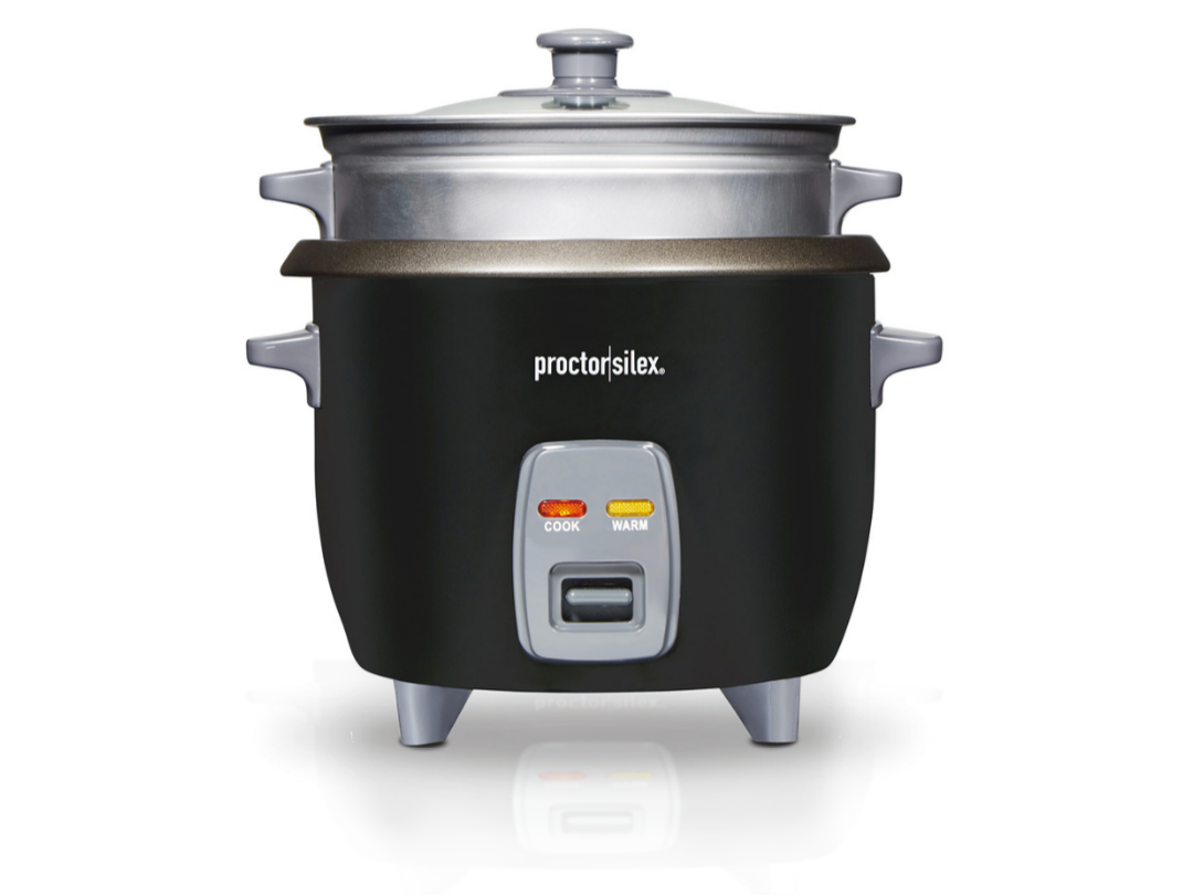 Proctor Silex | 6 Cup (Cooked) Rice Cooker and Steamer 37510