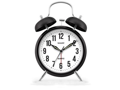 Sharp | Twin Bell Analog Alarm Clock
