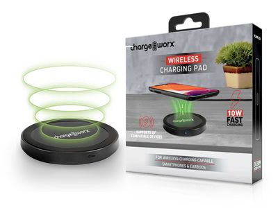 Chargeworx | CX5190BK 10W Wireless Charging Pad