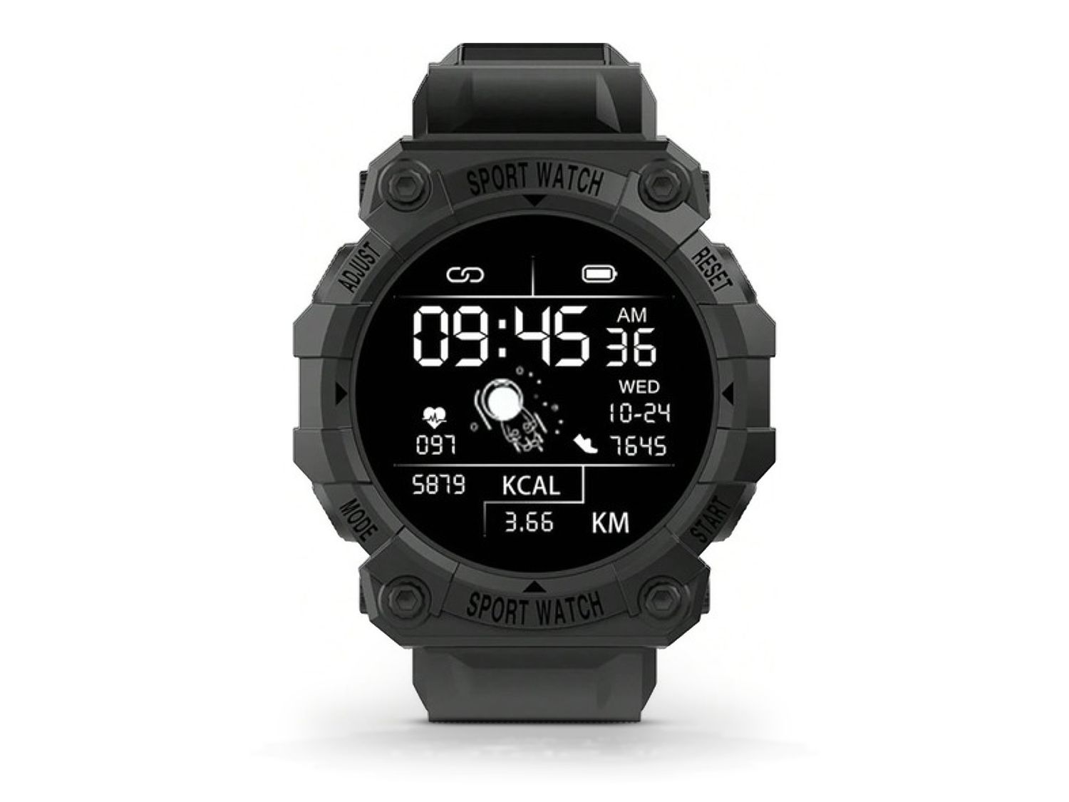 Vivitar | Bluetooth Smart Watch Smrtw02-BLK