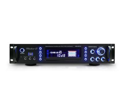 Studio Z |  SPA-5070 Digital Receiver Amplifier 70V/110V FM Radio/BT/USB Player
