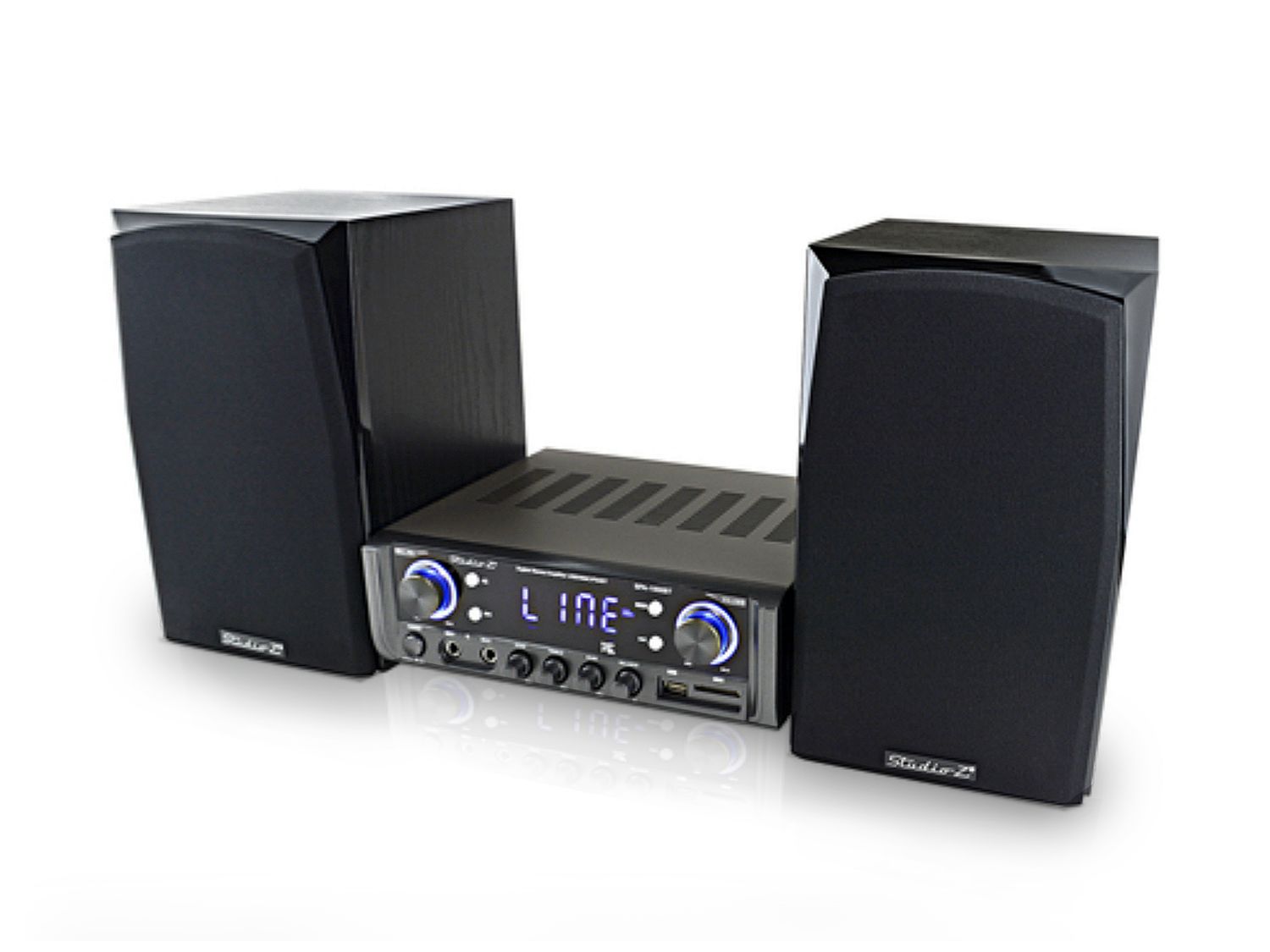 Studio Z | SPA-1050CMB Mini Component Receiver and Speaker Combo System
