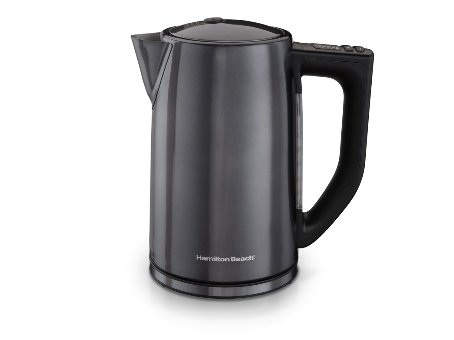 Hamilton Beach | 1.7 Litre Variable Temperature Electric Kettle Black and Stainless Steel 41027R
