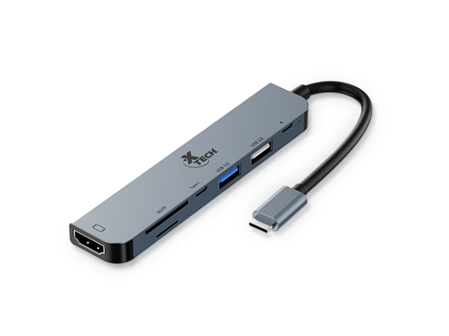 Xtech | USB Type C 7-In-1 Multiport Adapter XTC571