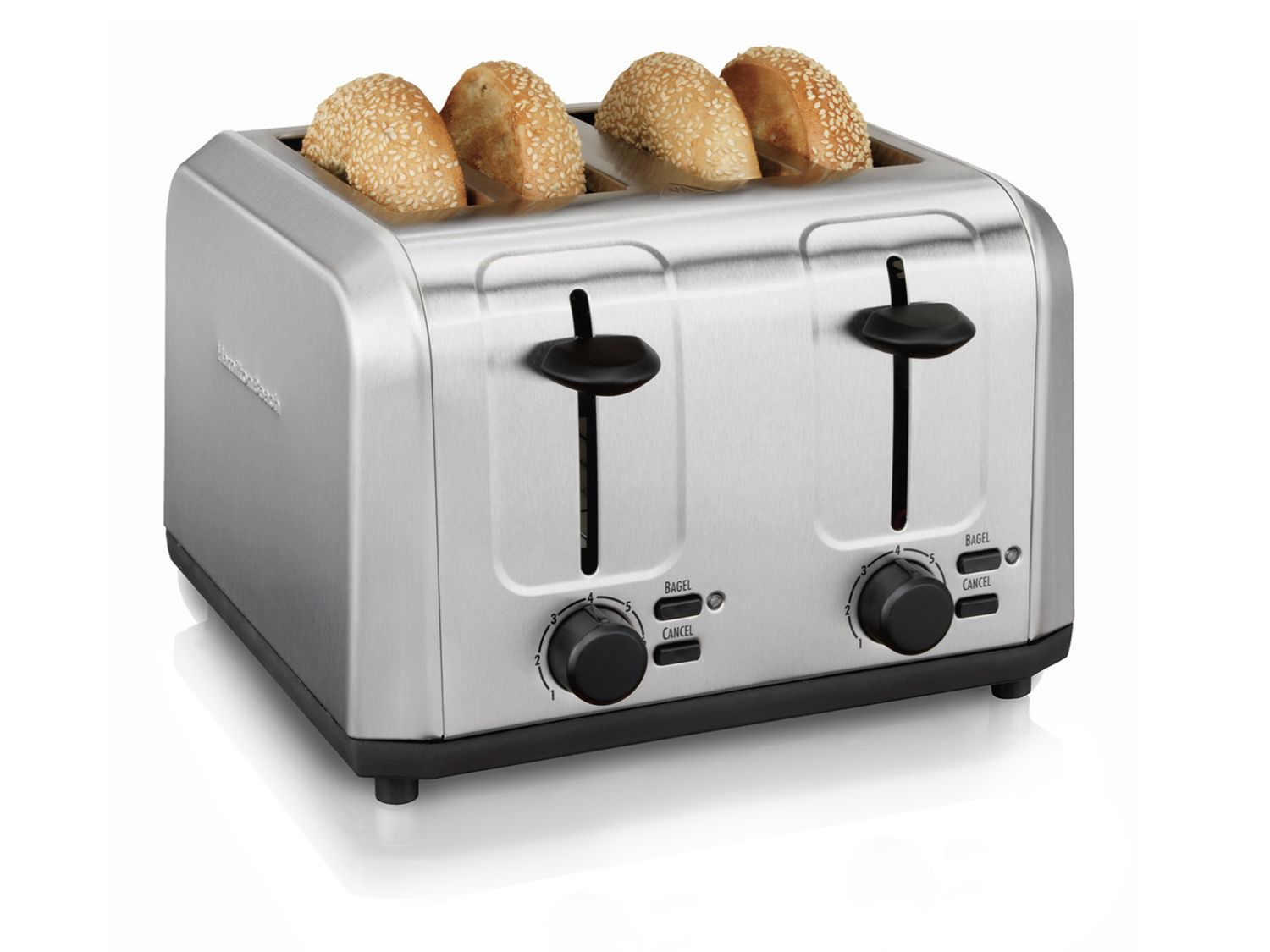 Hamilton Beach | Stainless Steel 4 Slice Toaster with Extra-Wide Slots 24911