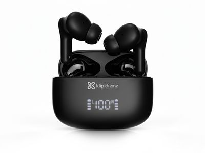 Klipxtreme | EdgeBuds Ultra Hybrid Active Noise Cancelling Bluetooth Earbuds KTE-850BK, Black
