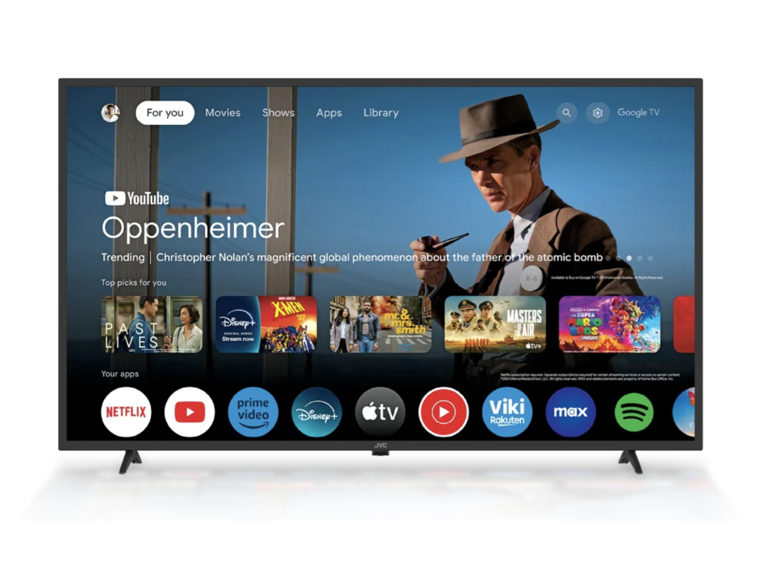 JVC | 65" UHD 4K Google  Smart TV