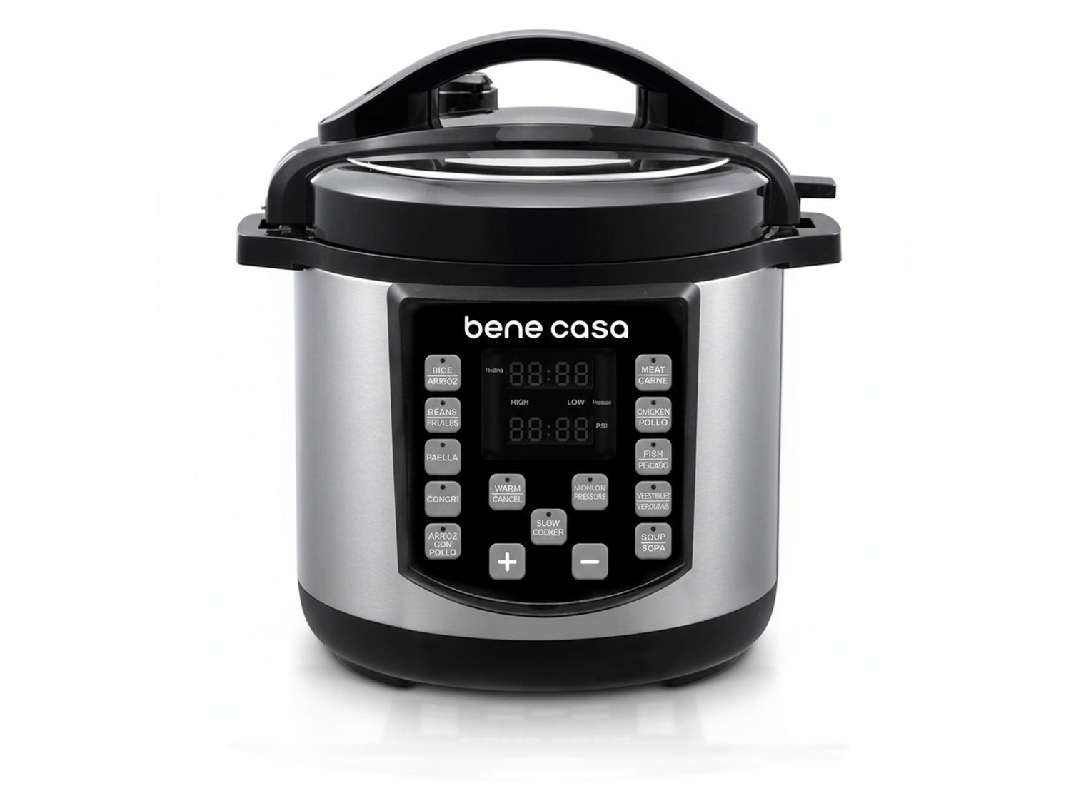 Bene Casa | BC99750 Electric Pressure Cooker 5 Litre 900W Stainless Steel