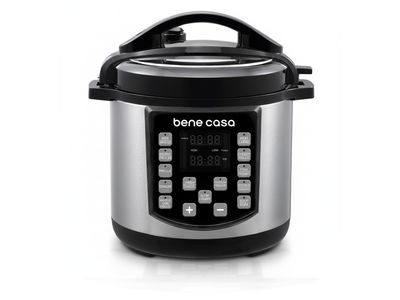 Bene Casa | BC99750 Electric Pressure Cooker 5 Litre 900W Stainless Steel