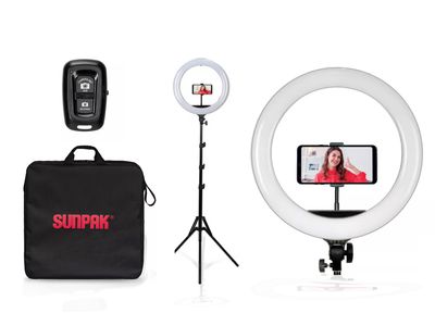 Sunpak | 18" LED Bi-Colour Ring Light